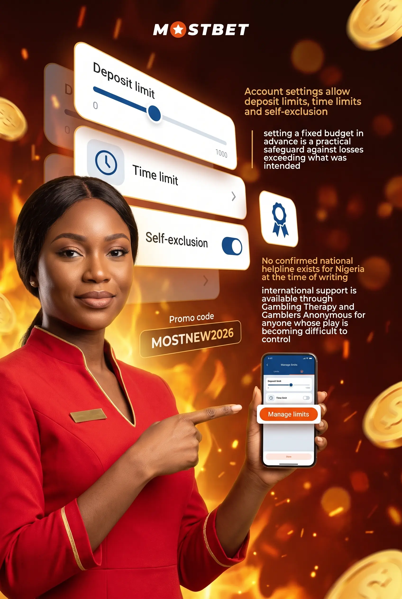 Responsible gaming and help information in Nigeria
